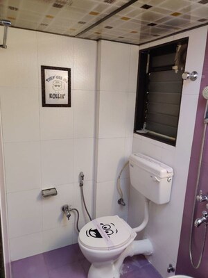 Bathroom in 3 BHK Apartment at Mahavir Classik Complex, Andheri East – for Rent