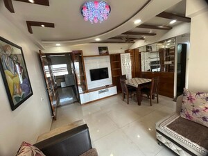 Living Room in 2.5 BHK Apartment at Nerul Plaza, Nerul – for Rent