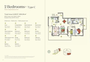 Floor Plan in 2 BHK Apartment at Max Estate 360, Sector 36a – for Sale