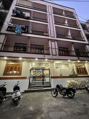 1 RK Builder Floor – Exterior View View at New Ashok Nagar - for Rent