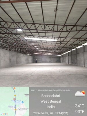  Warehouse – Exterior View View at Bhasadabri - for Rent