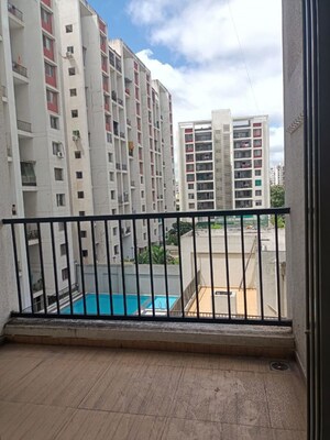 Balcony in 3 BHK Apartment at Adi Horizons, Wakad – for Rent