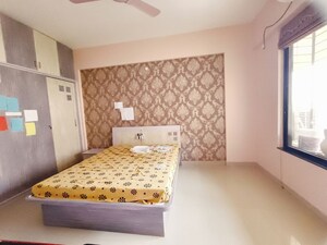 Bedroom in 3 BHK Apartment at Kolte Patil Margosa Heights, Mohammadwadi – for Rent