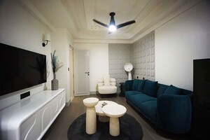 Living Room in 4 BHK Apartment at Bopal – for Sale