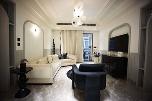 Living Room in 4 BHK Apartment at Bopal – for Sale