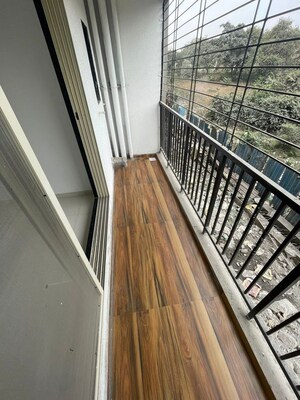 Balcony in 1 BHK Apartment at Thanekar BKC Paramount, Katrap – for Sale