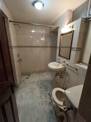 Bathroom in 4 BHK Builder Floor at Vasant Vihar – for Rent