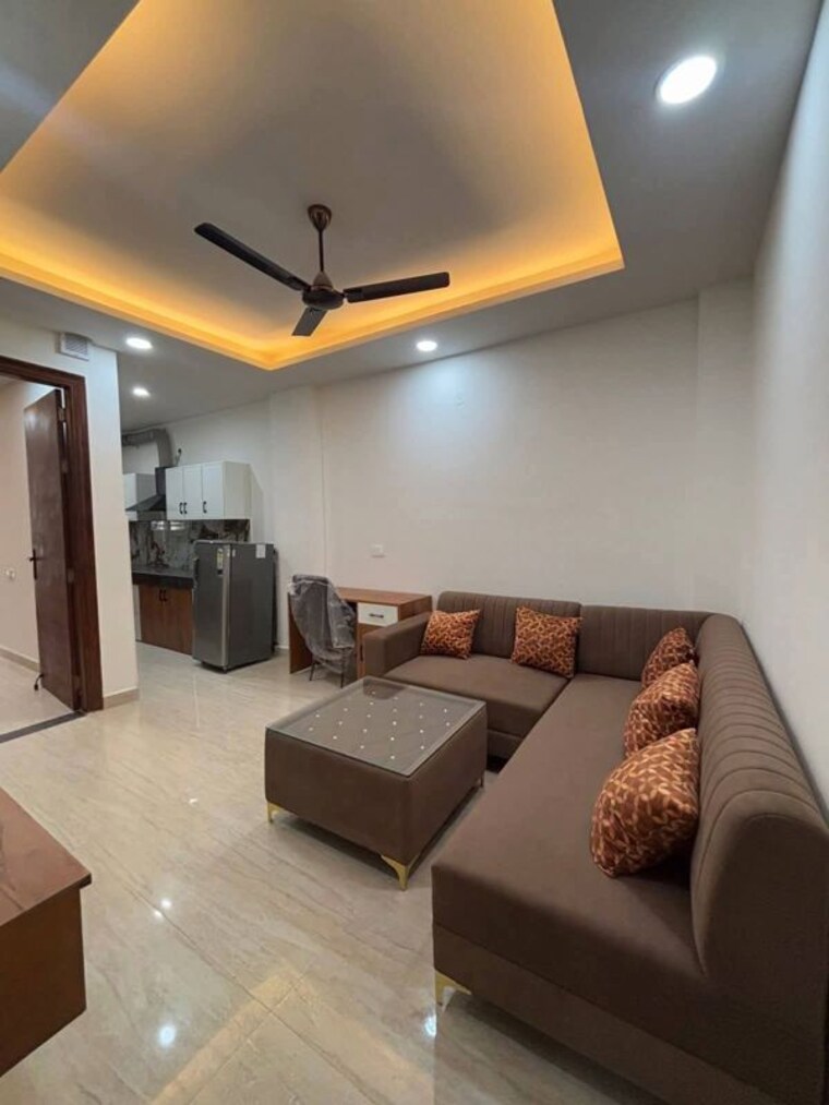Living Room, saket 2 Bedroom 950 Sq.Ft. Builder Floor In Saket Delhi 10512577