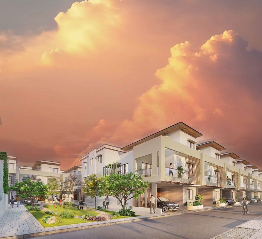 4 BHK + Servant Room 2525 Sq.Ft. Villa in Shriram Chirping Grove