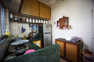 Kitchen in 1 BHK Apartment at Ghodsar – for Sale