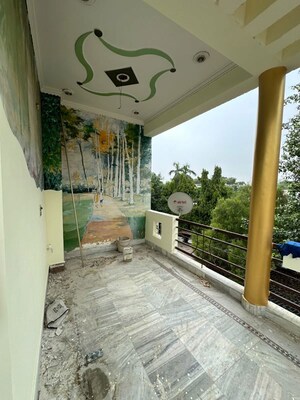 Balcony in 3 BHK Builder Floor at Vivek Vihar Colony – for Rent