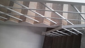 Staircase in 1 BHK Independent House at Rt Nagar – for Rent