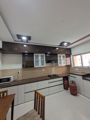 Kitchen in 3 BHK Apartment at Aditya Imperial Heights, Hafeezpet – for Rent
