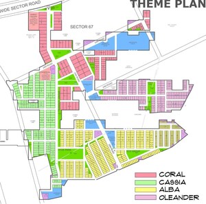  Plot – Map Location View at Ansal API Esencia, Sector 67 - for Sale