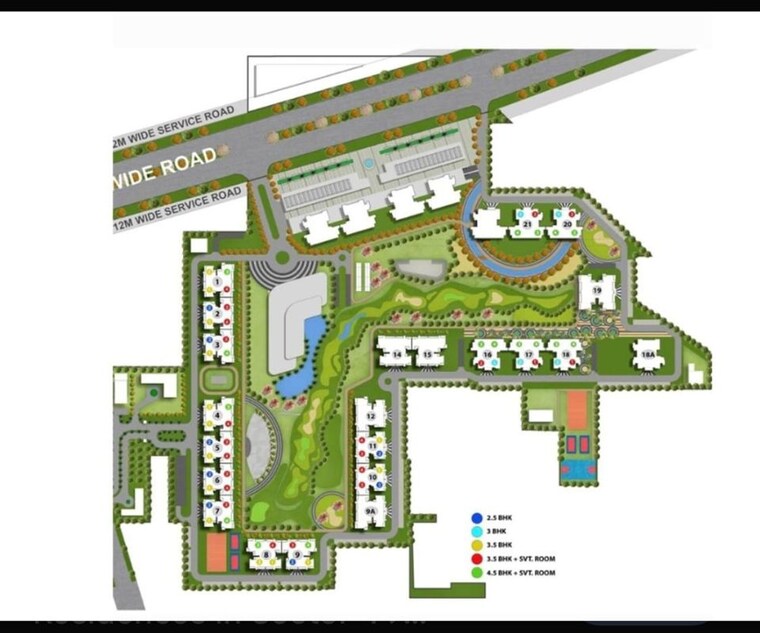 Master Plan, m3m-golf-hills 3.5 Bedroom 2090 Sq.Ft. Apartment In Sector 79 Gurgaon 10513025