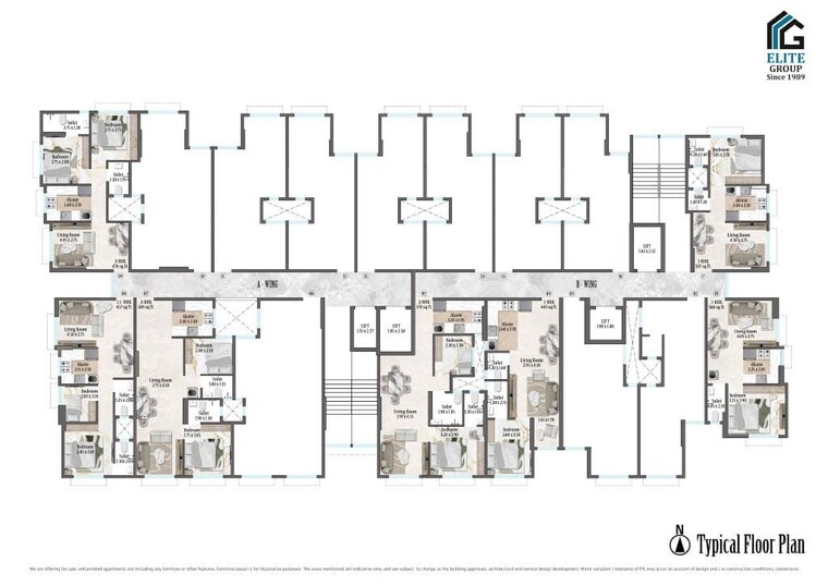 Floor Plan, aims-dar-us-salam  3501 Sq.Ft. Apartment In Kurla West Mumbai 10513019