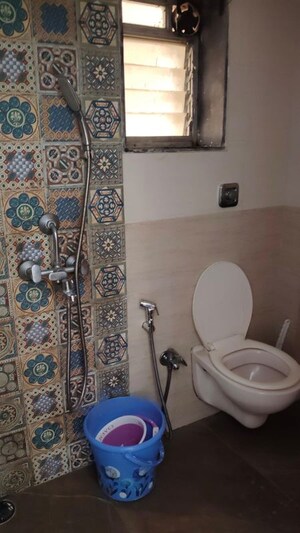 Bathroom in 2 BHK Apartment at Prabhat CHS, Andheri West – for Rent