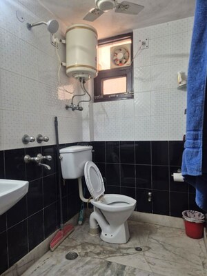 Bathroom in 2 BHK Apartment at Sector 18a Dwarka – for Rent