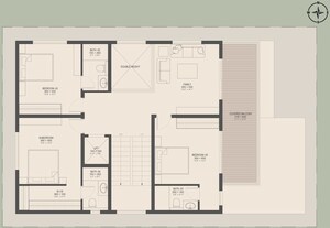 Floor Plan in 4 BHK Villa at Bilwaradahalli – for Sale