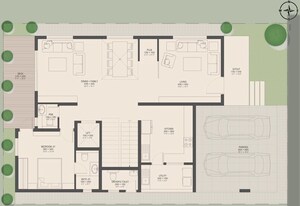 Floor Plan in 4 BHK Villa at Bilwaradahalli – for Sale