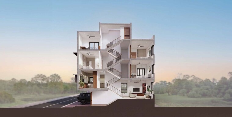 Exterior View, sumudra-residency 4 Bedroom 5154 Sq.Ft. Villa In Chandapura Anekal Road Bangalore 10513178