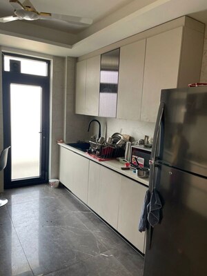 Kitchen in 3 BHK Builder Floor at Sector 63 – for Rent