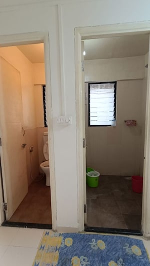 Bathroom in 1 BHK Apartment at Kohinoor Riverdale, Kharadi – for Rent