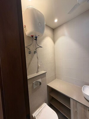 Bathroom in 4 BHK Apartment at Panchsheel Park – for Rent