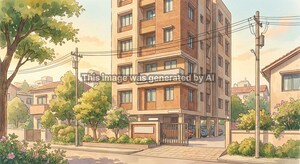  Apartment – Exterior View View at Vesu - for Sale