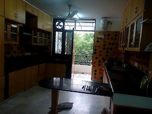 Kitchen in 3 BHK Apartment at Malviya Nagar – for Rent