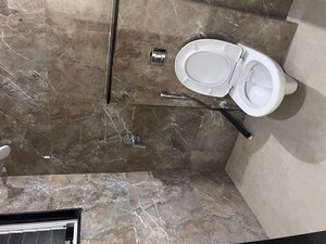 Bathroom in 3 BHK Apartment at Krishna Amorapolis, Dhanori – for Rent