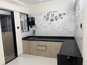 Kitchen in 3 BHK Apartment at Krishna Amorapolis, Dhanori – for Rent