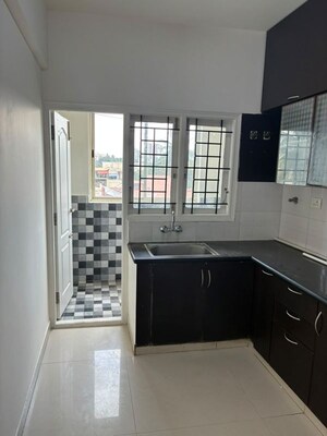 Kitchen in 3 BHK Apartment at Cooke Town – for Rent