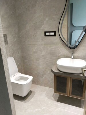 Bathroom in 3 BHK Apartment at Enpar Lotus 101 Worli Residences, Lower Parel – for Rent