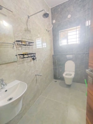 Bathroom in 3 BHK Builder Floor at Hsr Layout – for Rent