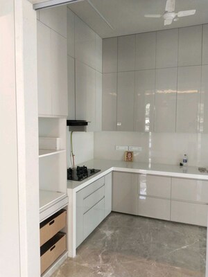 Kitchen in 2 BHK Apartment at Enpar Lotus 101 Worli Residences, Lower Parel – for Rent