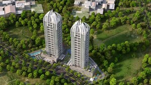 2 BHK Apartment – Exterior View View at Enpar Lotus 101 Worli Residences, Lower Parel - for Rent