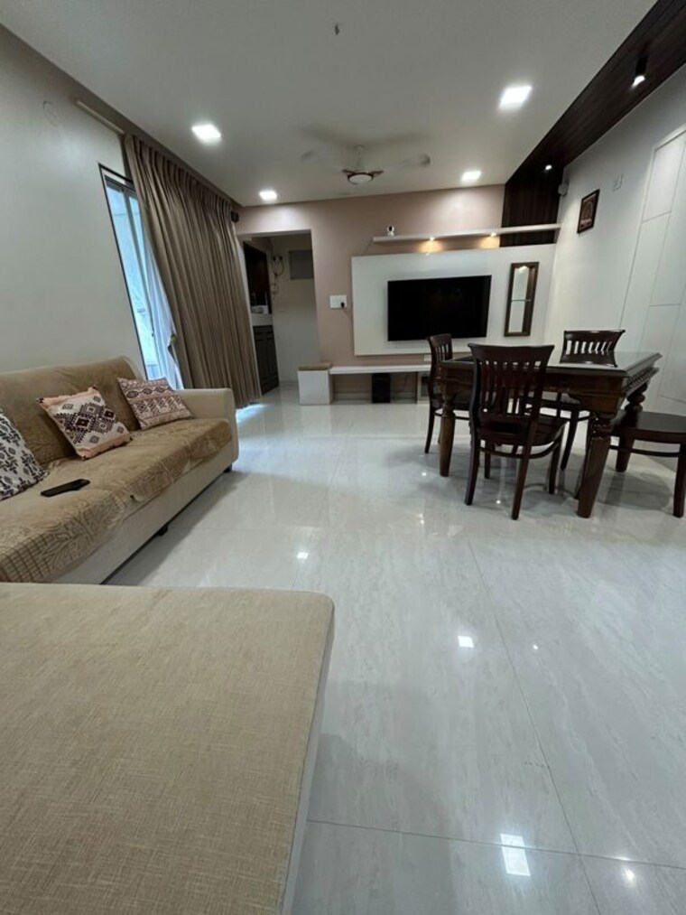 Living Room, zircon-ventures-chs-ltd 3 Bedroom 1500 Sq.Ft. Apartment In Viman Nagar Pune 10513677