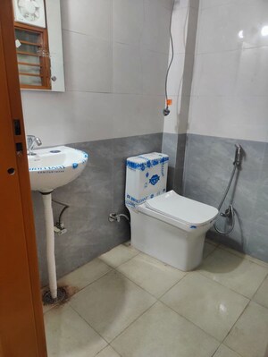 Bathroom in Studio Builder Floor at Sushant Lok I – for Rent