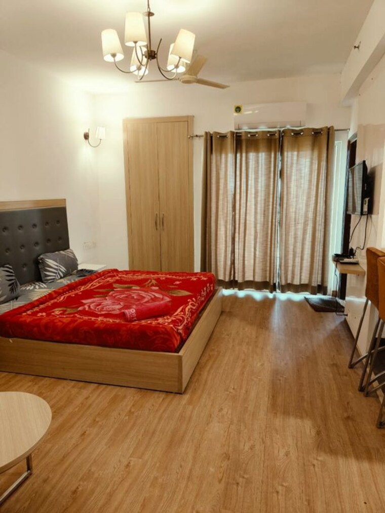 Bedroom, nimbus-the-golden-palm 1 Bedroom 555 Sq.Ft. Apartment In Sector 168 Noida 10513729
