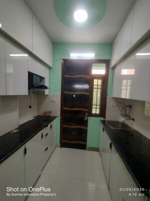 Kitchen in 1 BHK Builder Floor at Dwarka Mor – for Rent