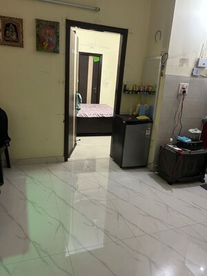 Bathroom in 1 BHK Builder Floor at Shakti Khand Iii – for Rent