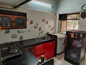 Kitchen in 2 BHK Apartment at Hill View CHS, Goregaon East – for Rent
