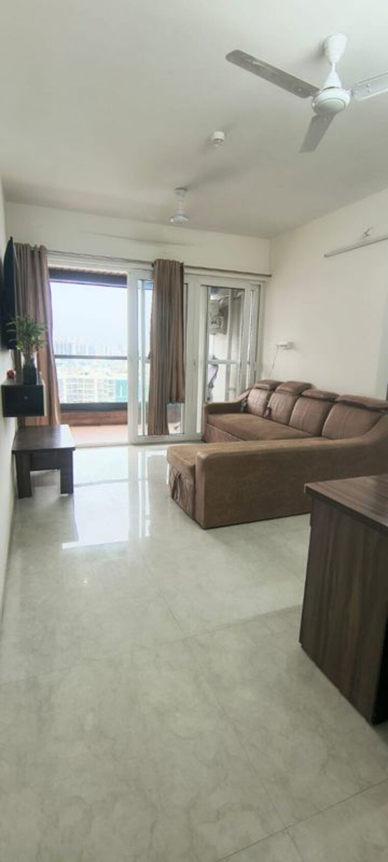 Living Room, majestique-marbella-phase-1 3 Bedroom 1200 Sq.Ft. Apartment In Kharadi Pune 10513842