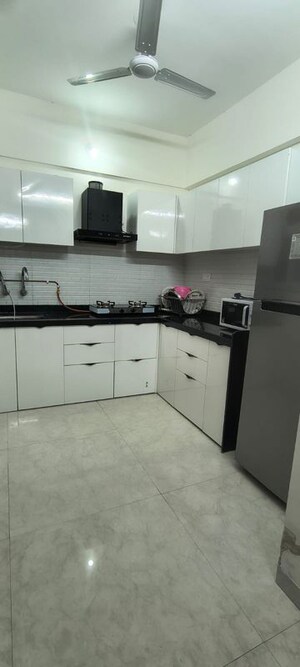 Kitchen in 3 BHK Apartment at Majestique Marbella Phase 1, Kharadi – for Rent