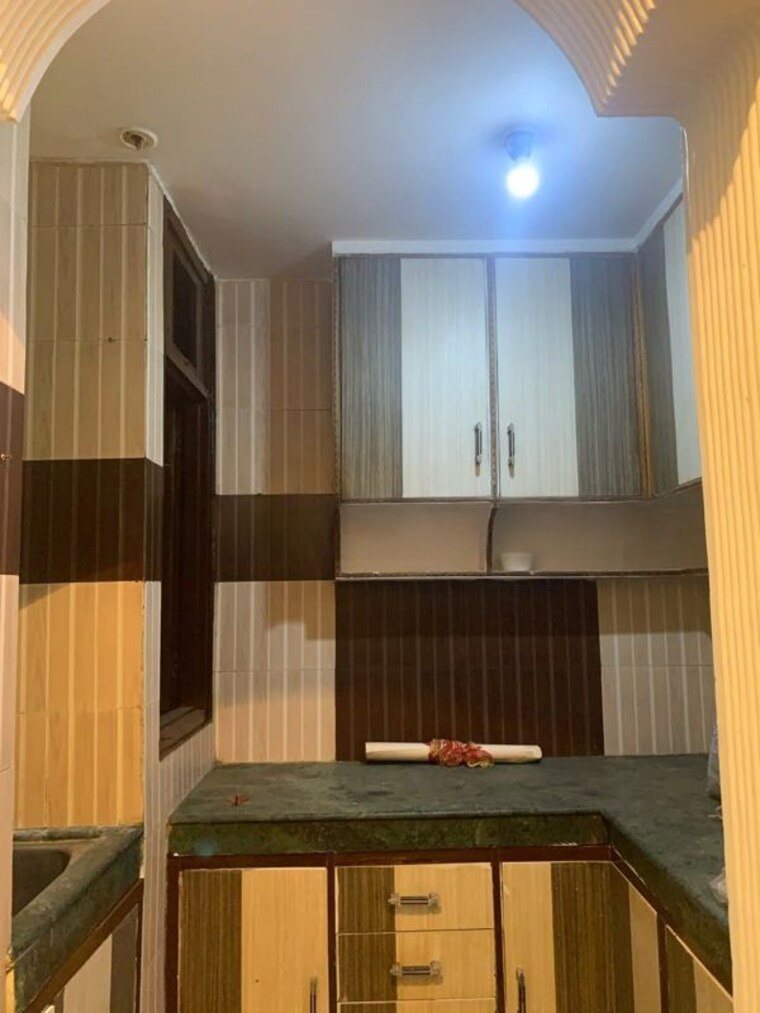 Kitchen, abul fazal enclave part 1 3 Bedroom 1200 Sq.Ft. Apartment In Abul Fazal Enclave Part 1 Delhi 10475988