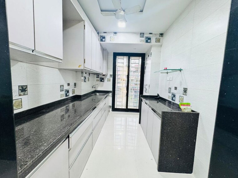 Kitchen, meridian-homes-meadow 2 Bedroom 1285 Sq.Ft. Apartment In Nerul Navi Mumbai 10513964