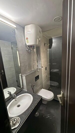 Bathroom in 3.5 BHK Apartment at Microtek Greenburg, Sector 86 – for Rent
