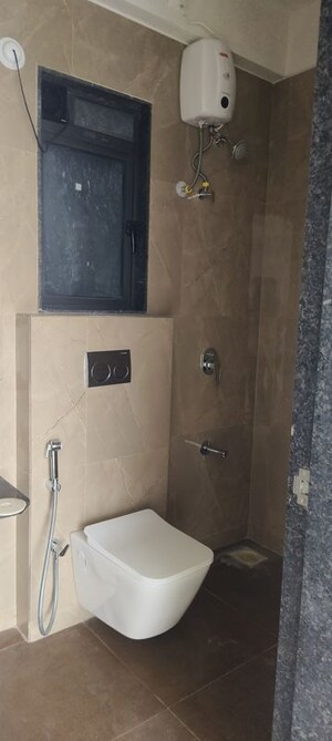 Bathroom in 2 BHK Apartment at Dhamji Shamji Mahavir Spring Tulip Phase 1, Pokhran Road No Two – for Rent