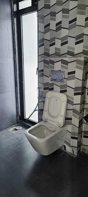 Bathroom in 2 BHK Apartment at Dhamji Shamji Mahavir Spring Tulip Phase 1, Pokhran Road No Two – for Rent